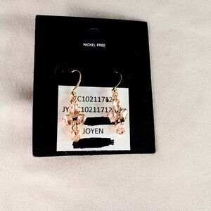 New Crystal Gold Earrings